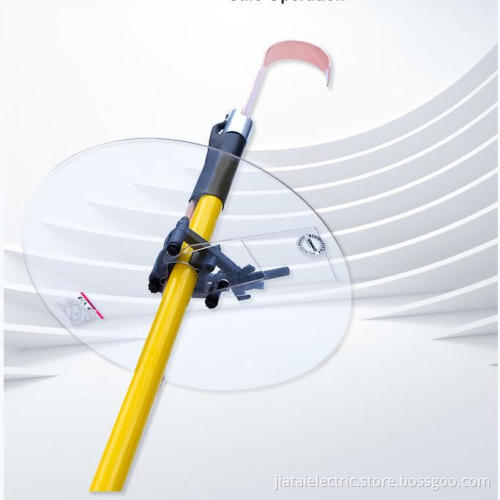 Fiberglass Static Discharge Stick 50KV 1500mm U Hook